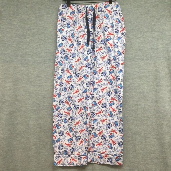 Lands' End Women's Pajama Set - Red, Blue, White - Picture 5 of 12